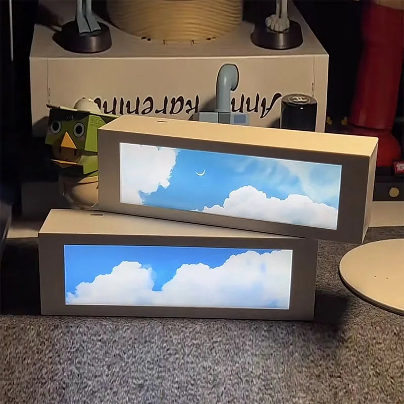 Afralia™ Cloud Night Light: Rechargeable, Customizable, and Creative Bedroom Decor