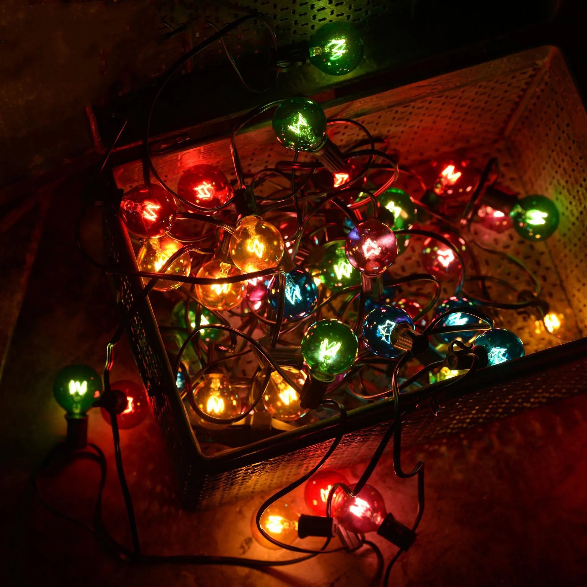 Afralia™ Fairy Lights Outdoor Garden Garland Vintage Bulbs Wedding Decoration