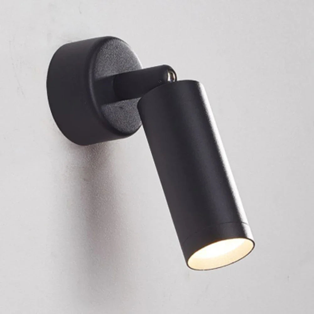 Afralia™ Adjustable Metal Spotlight LED Wall Lamp Fixture - Indoor Wall Light