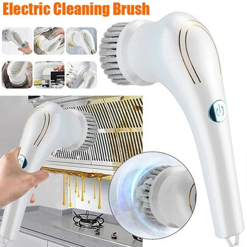 Afralia™ Electric Cleaning Brush: Powerful Handheld Bathroom & Kitchen Cleaner