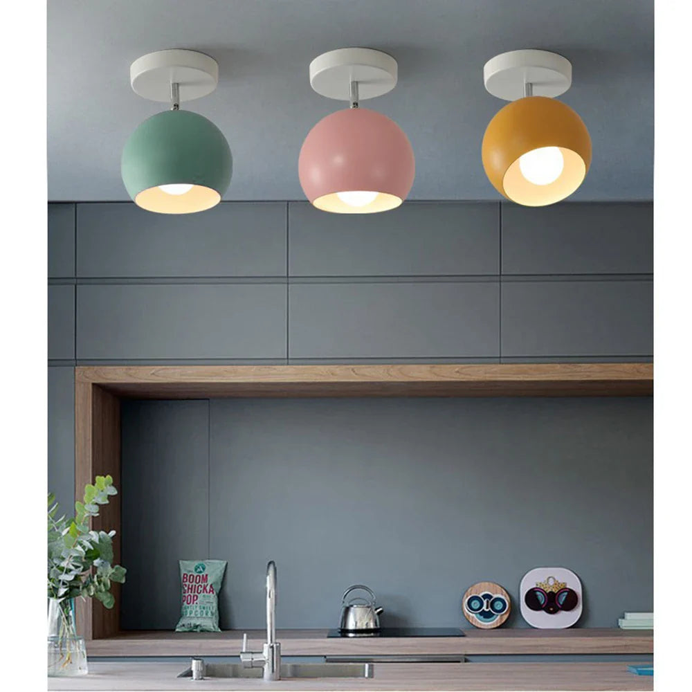 Afralia™ Modern Nordic LED Ceiling Light for Home, Kitchen, and Aisle Lighting