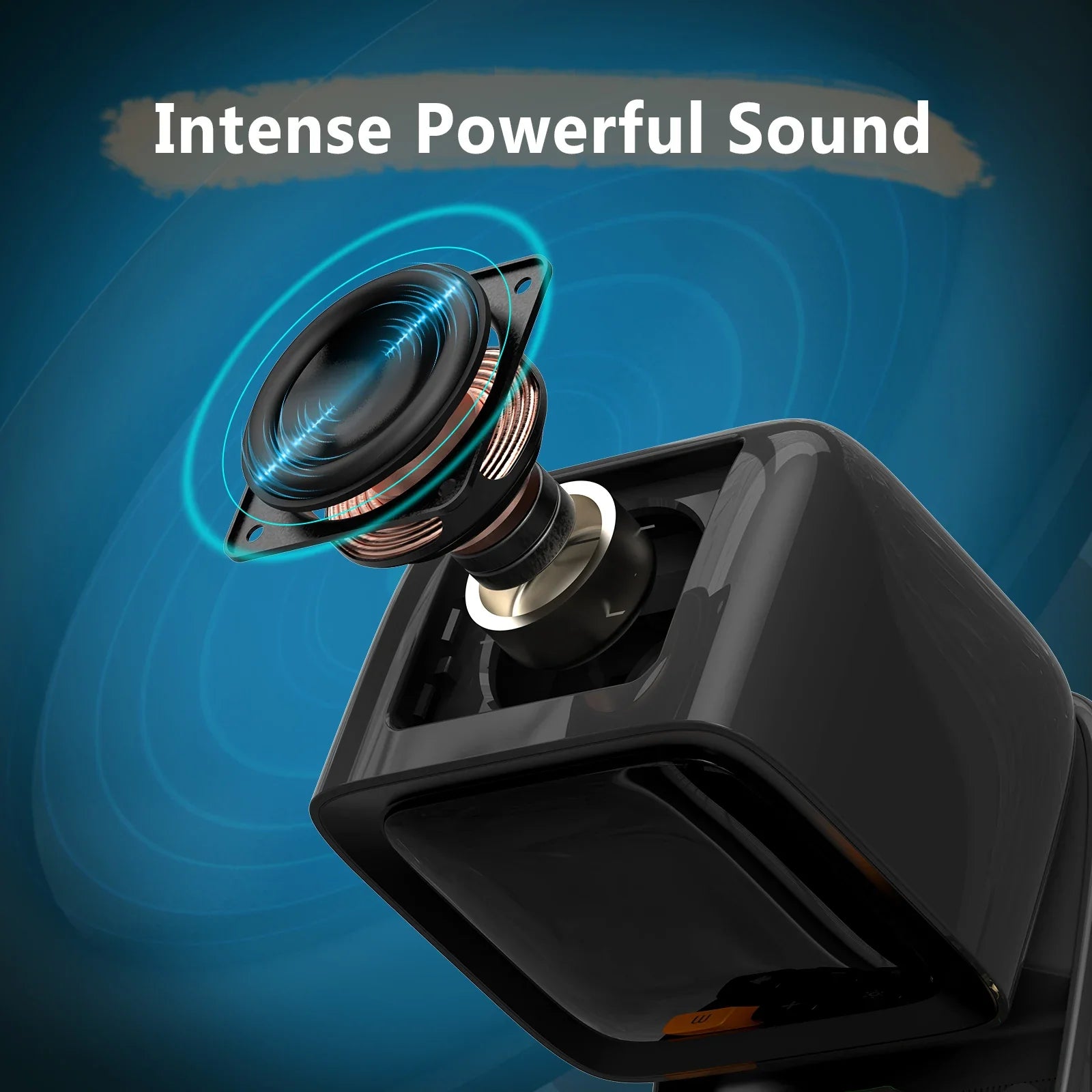 Afralia™ Ditoo Pixel Art Bluetooth Speaker 15W Output Power App Controlled LED Screen