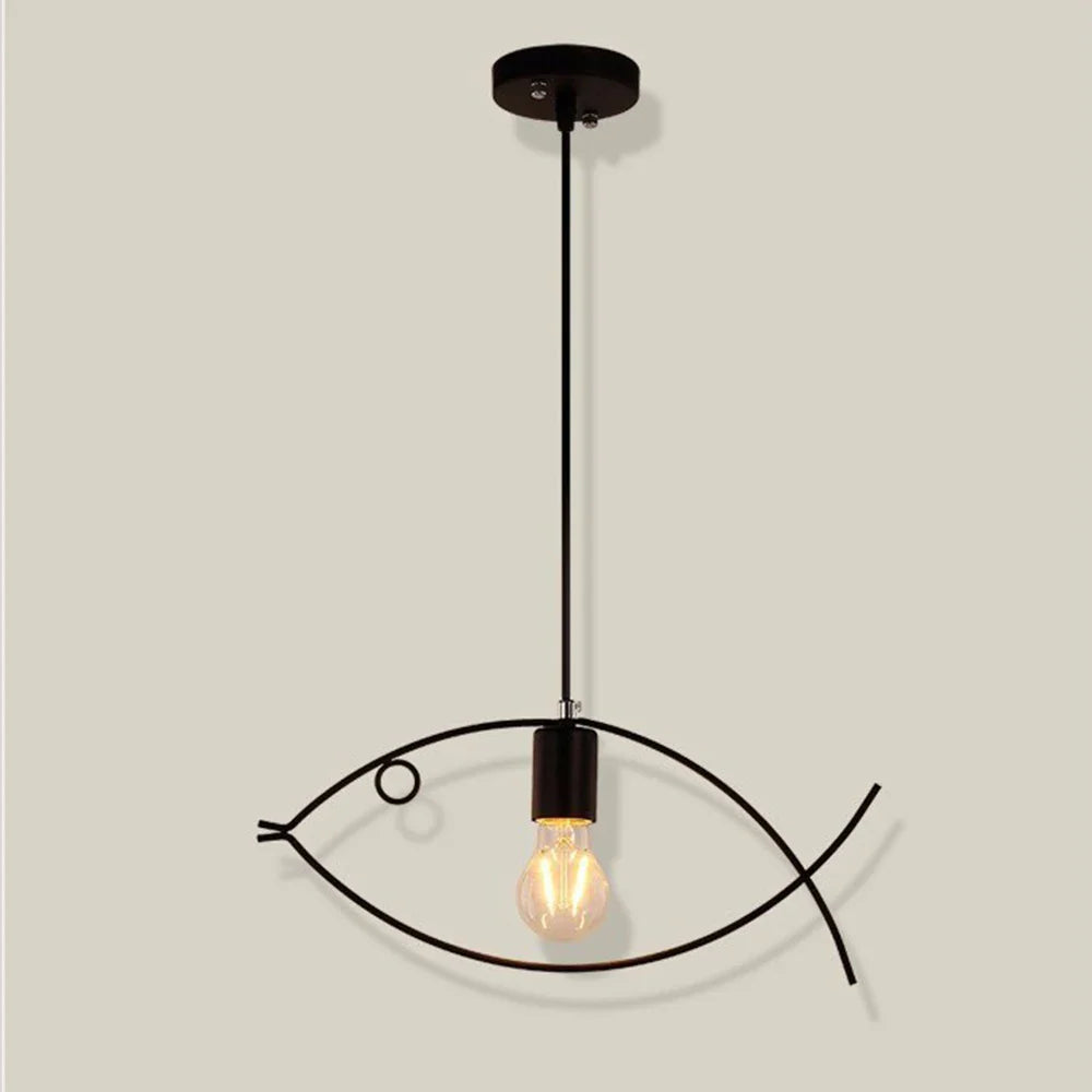 Afralia™ Vintage Industrial Pendant Light Chandelier E27 Base