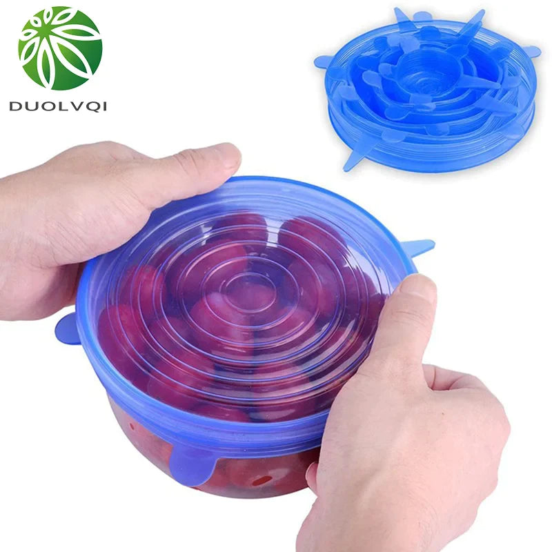 Afralia™ Silicone Stretch Lids Set - Universal Kitchen Cover Stopper Tools