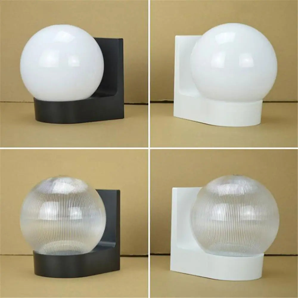 Afralia™ Vintage Acrylic Outdoor Wall Lamp for Garden and Balcony