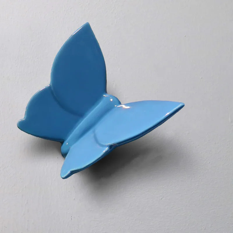 Afralia™ Butterfly Wall Mount: Modern 3D Home Decor for Kids' Room or Background Wall