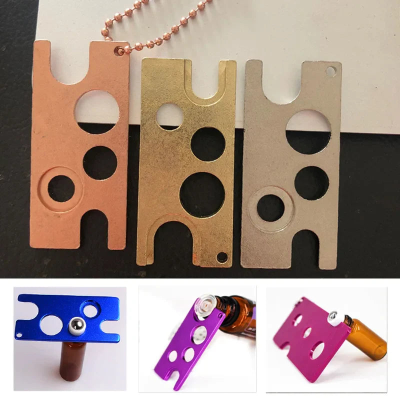 Afralia™ Essential Oils Opener for Roller Balls & Caps - Metal Corkscrew Tool