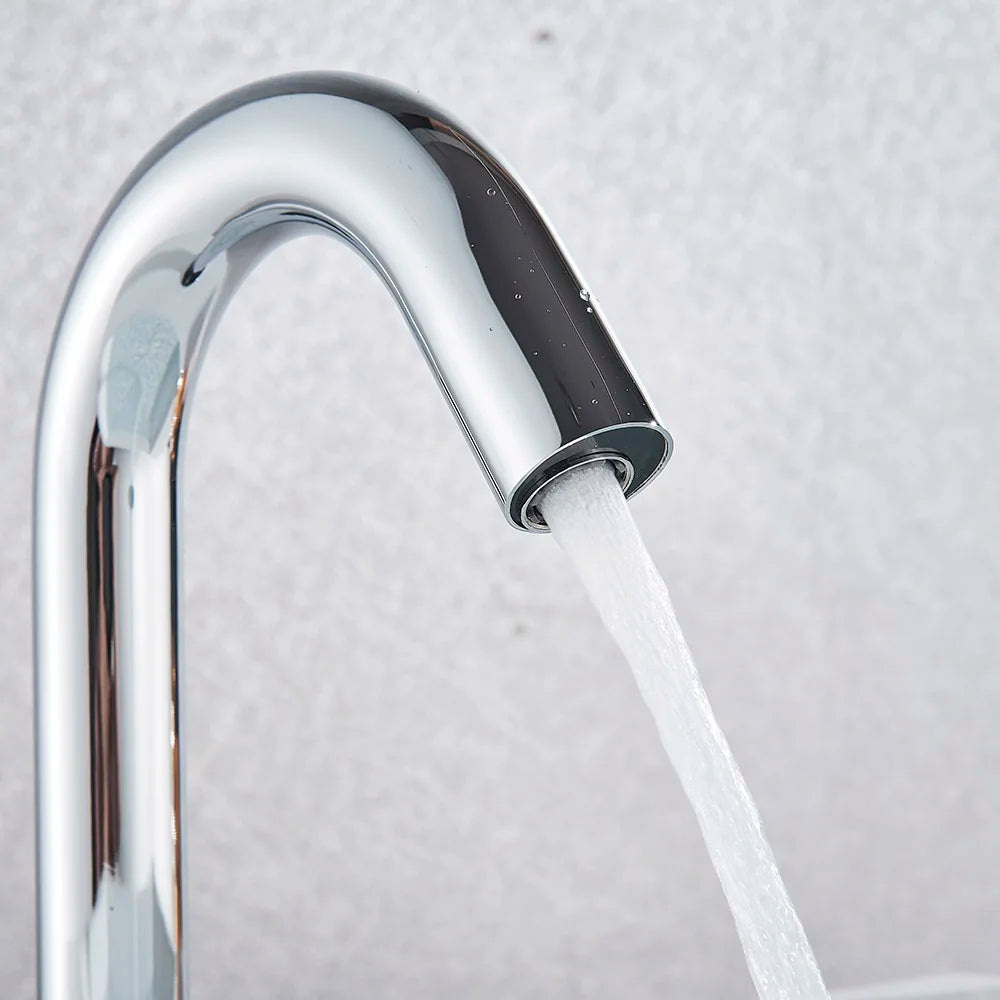 Afralia™ Infrared Sensor Faucet Mixer for Touchless Electric Basin - Hot & Cold Water