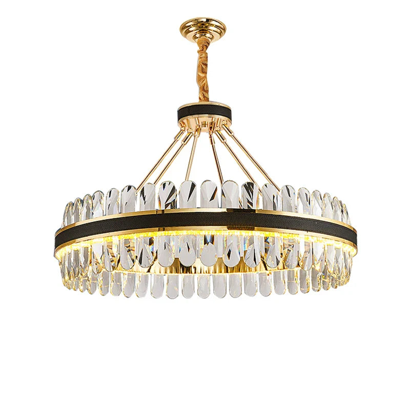 Afralia™ Crystal Oval Chandelier Lighting for Dinning Room
