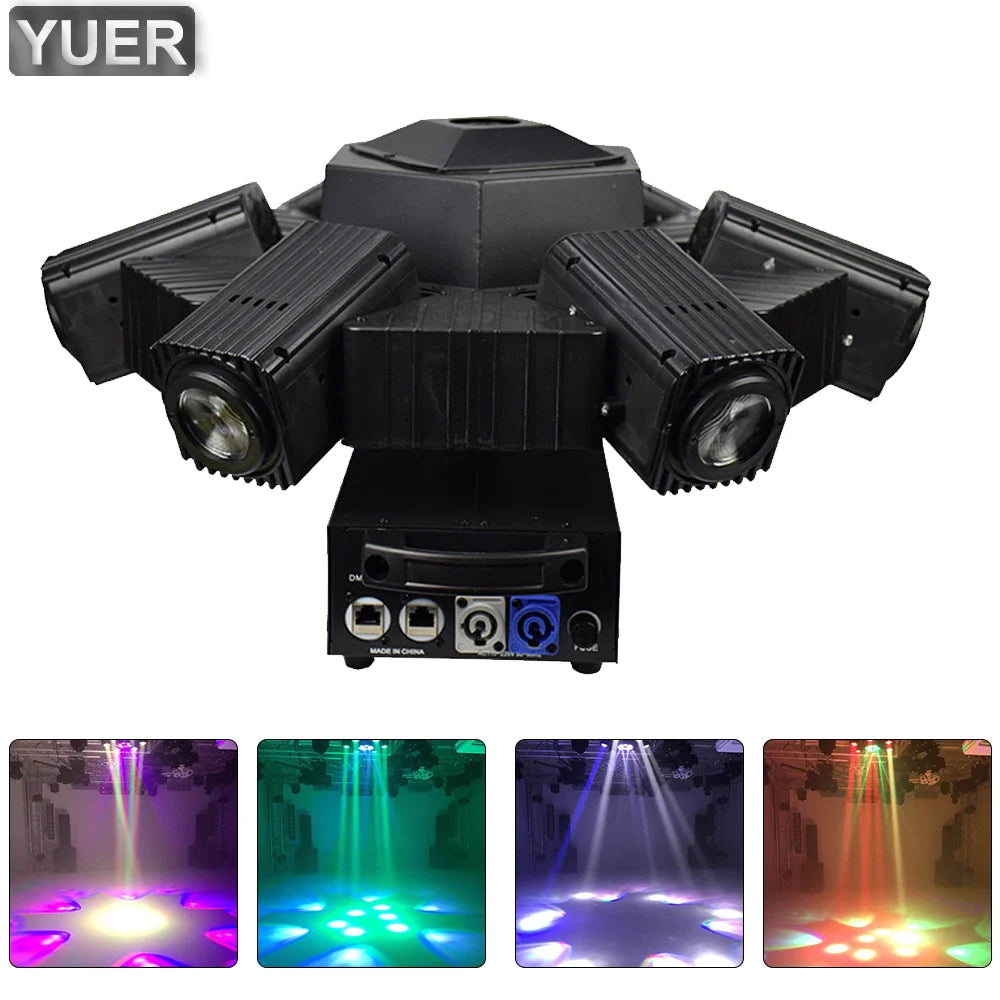 Afralia™ Beam Moving Head & Bee Eye LED Strobe Light for Disco Stage Party