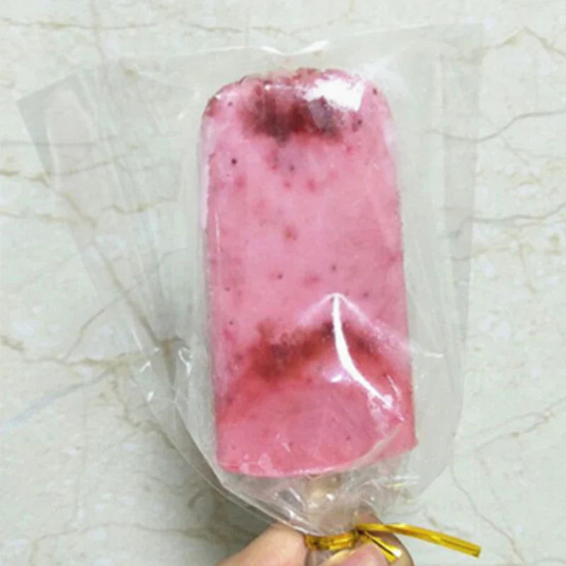 Afralia™ Ice Cream Bags: Transparent Popsicle Storage for Frozen Treats & Snacks