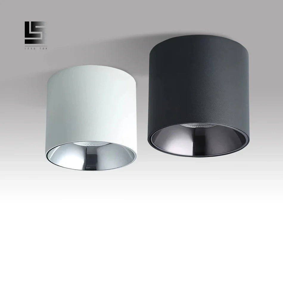 Afralia™ LED COB Downlights: High Brightness for Hotel Home Lighting