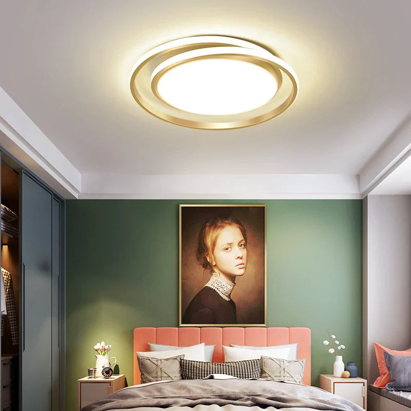 Afralia™ Nordica LED Ceiling Light - Modern Metal Fixture for Home Decor
