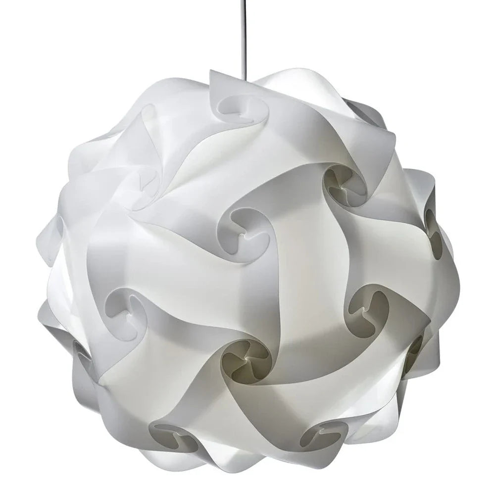 Afralia™ Modern Nordic Puzzle Lampshade Pendant Light Fixture