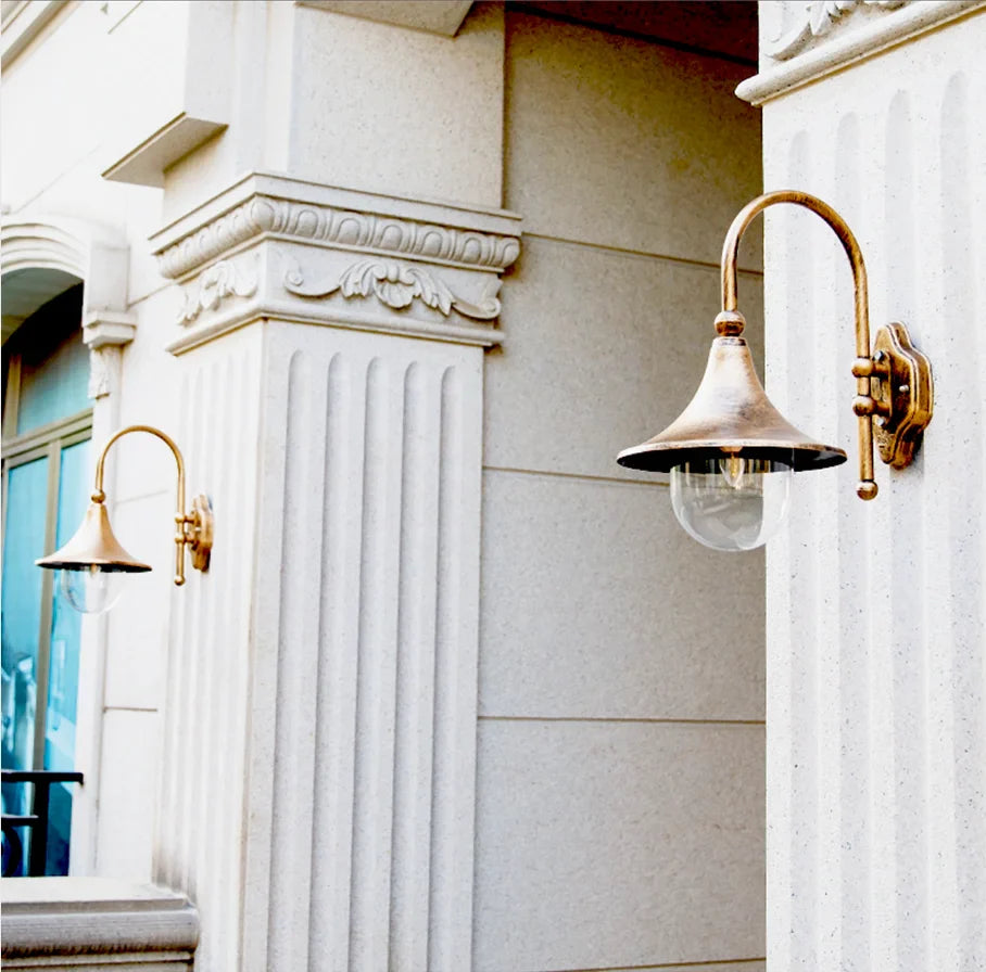 Afralia™ Outdoor Waterproof Wall Lamp for Courtyard and Outdoor Areas