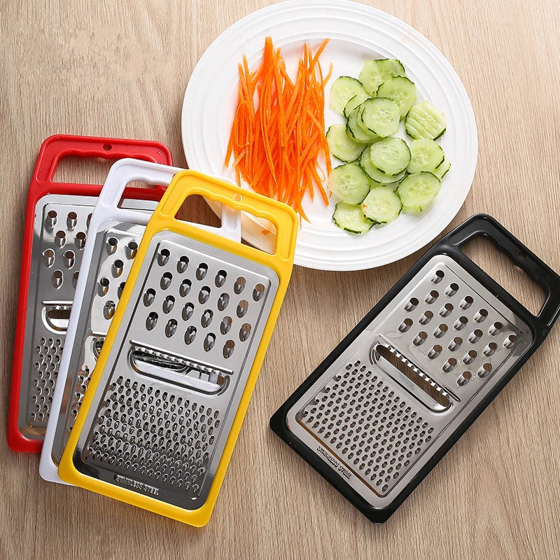 Afralia™ Multi-purpose Stainless Steel Slicer Cutter Grater Crusher Kitchen Tool