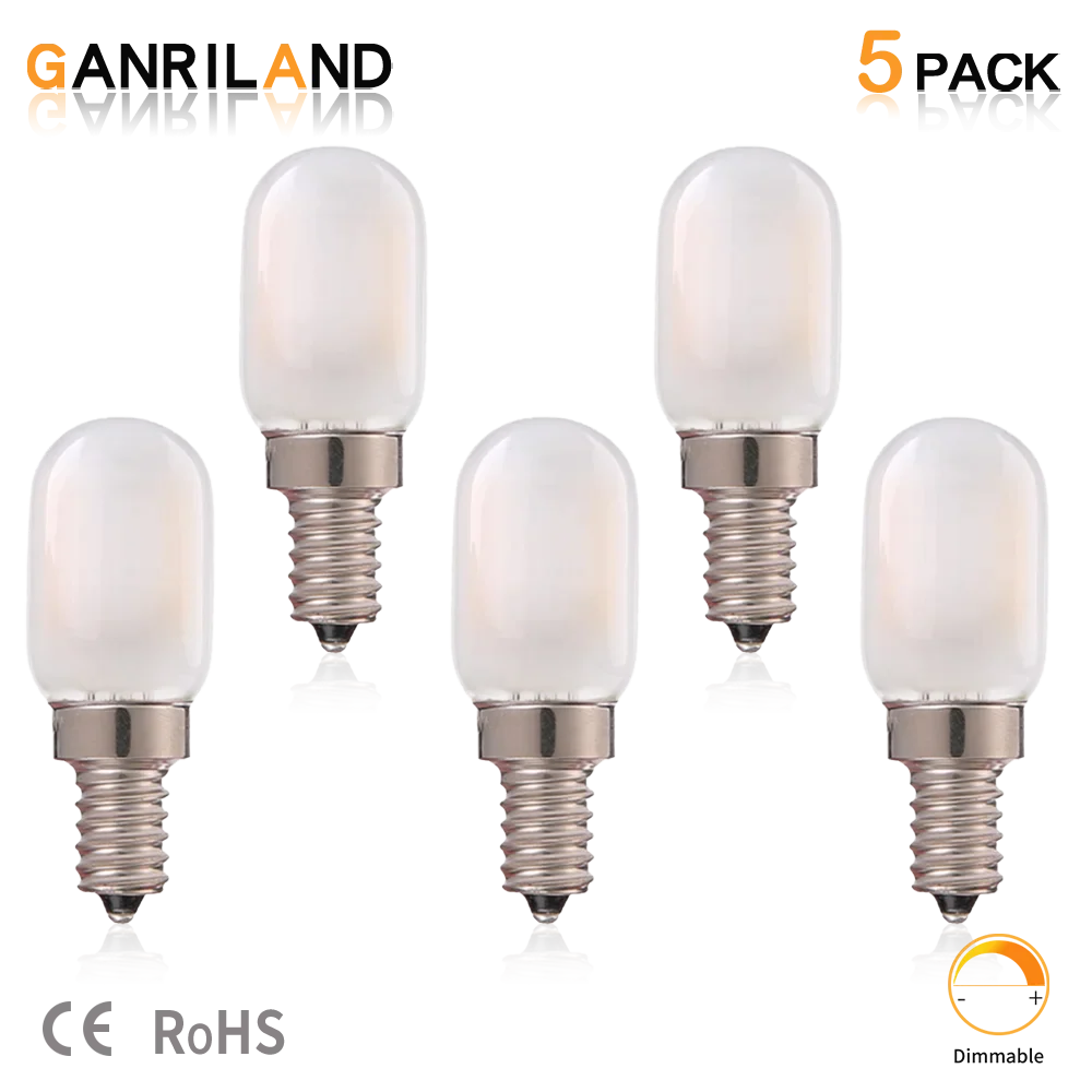 Afralia™ LED Filament Tube Bulb Warm White 2700K Frosted Glass T22 220V Edison Lamp