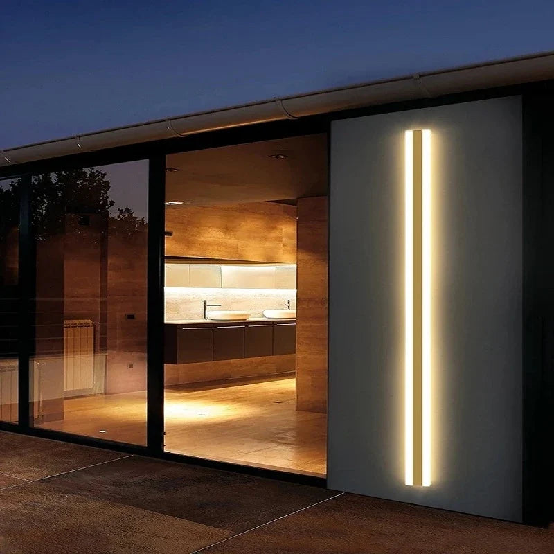 Afralia™ Waterproof LED Wall Lamp for Outdoor Areas, Corridors, and Balconies - Gold, IP65, 110V/220V