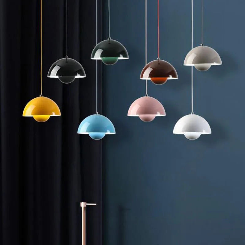 Afralia™ Flowerpot Pendant Lights: Modern Nordic Chandelier for Restaurant, Bedroom, Study.