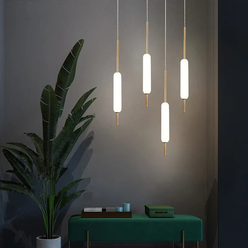 Afralia™ Cumberland Chandelier: Modern Minimalist LED Pendant Lights for Living Room Bedroom.decor