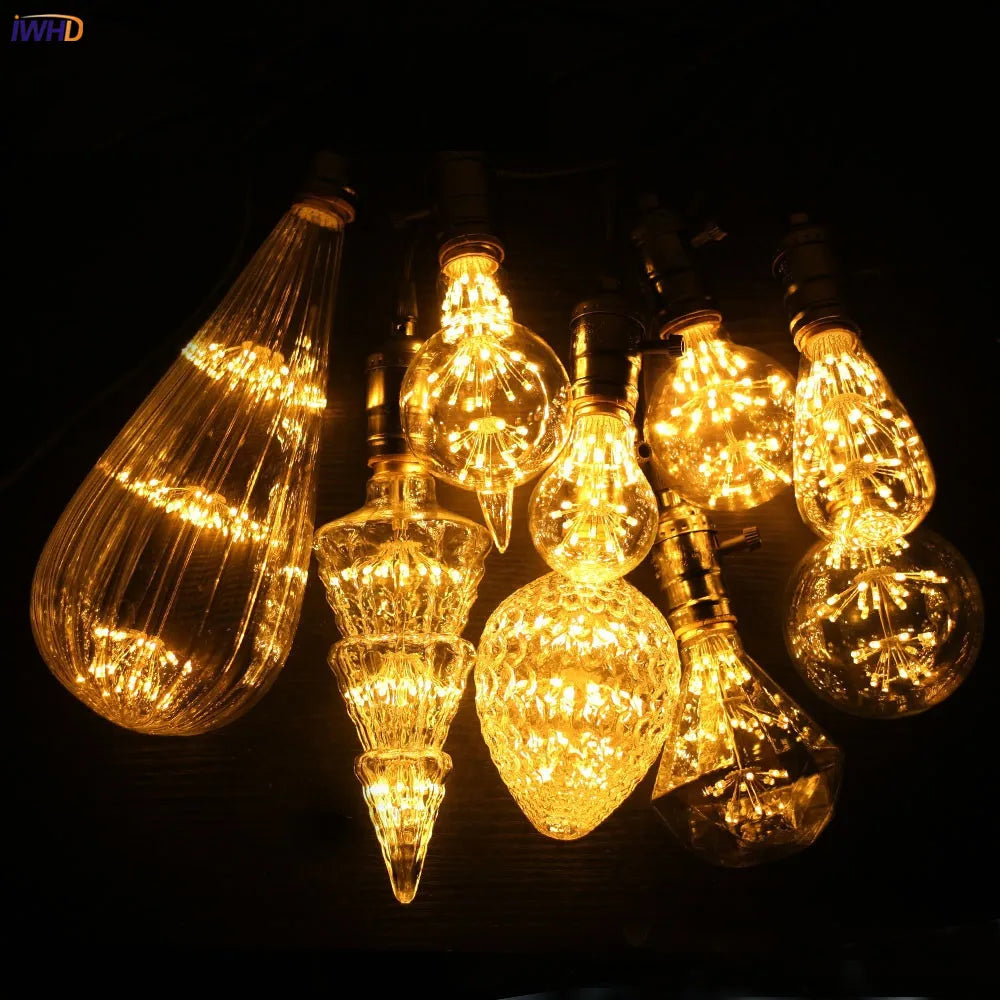 Afralia™ LED Edison Bulb 3W E27 Socket Retro Vintage Industrial Decor Lamp