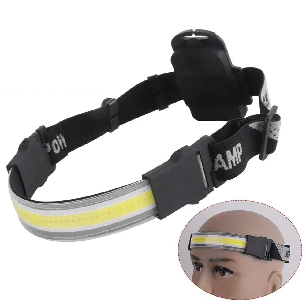Afralia™ COB LED Sensor Headlamp Waterproof Work Light - 3 Modes