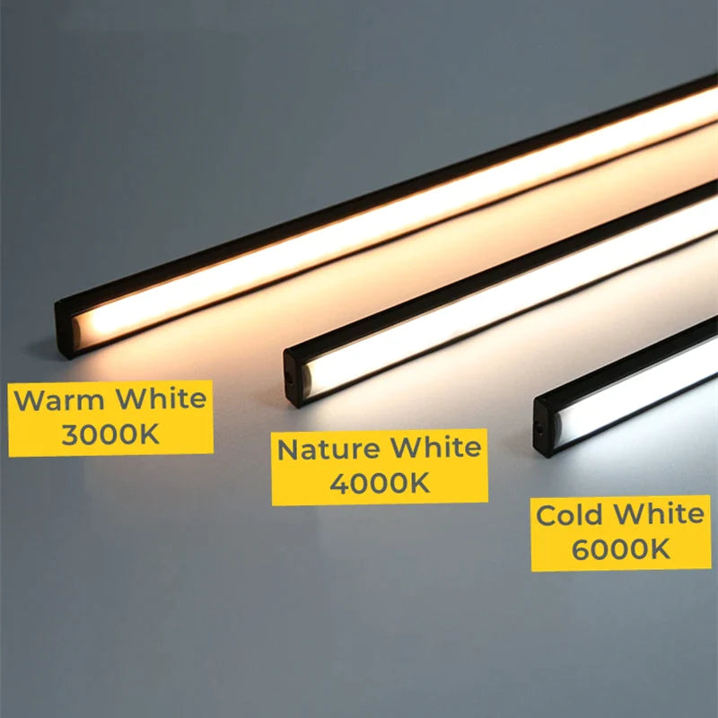 AC220V U-Shape LED Bar Strip Light Aluminum Profiles by Afralia™ - Under Cabinet Tube Linear Lighting