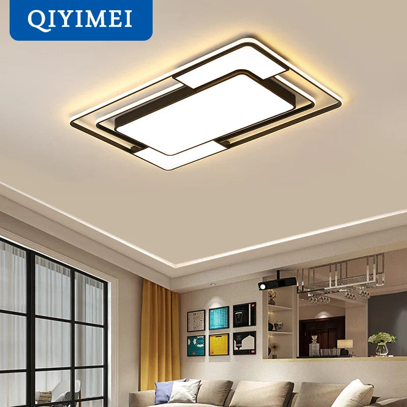 Afralia™ LED Ceiling Lamps: Modern Dimmable Lighting for Home Decor