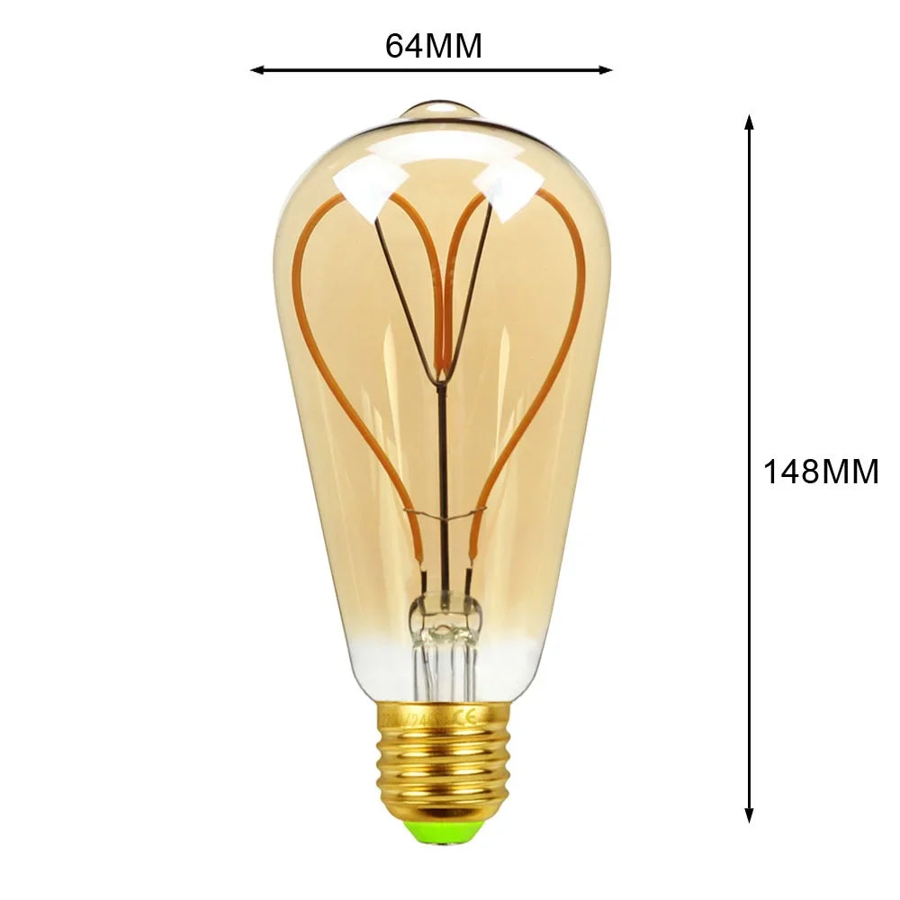 Afralia™ LED Edison Retro Light Bulb 4W 220V 2700K Industrial Vintage Decor Lamp