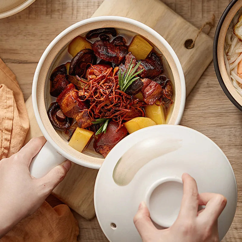 Afralia™ Ceramic Soup Pot for Gas Stove Cooking