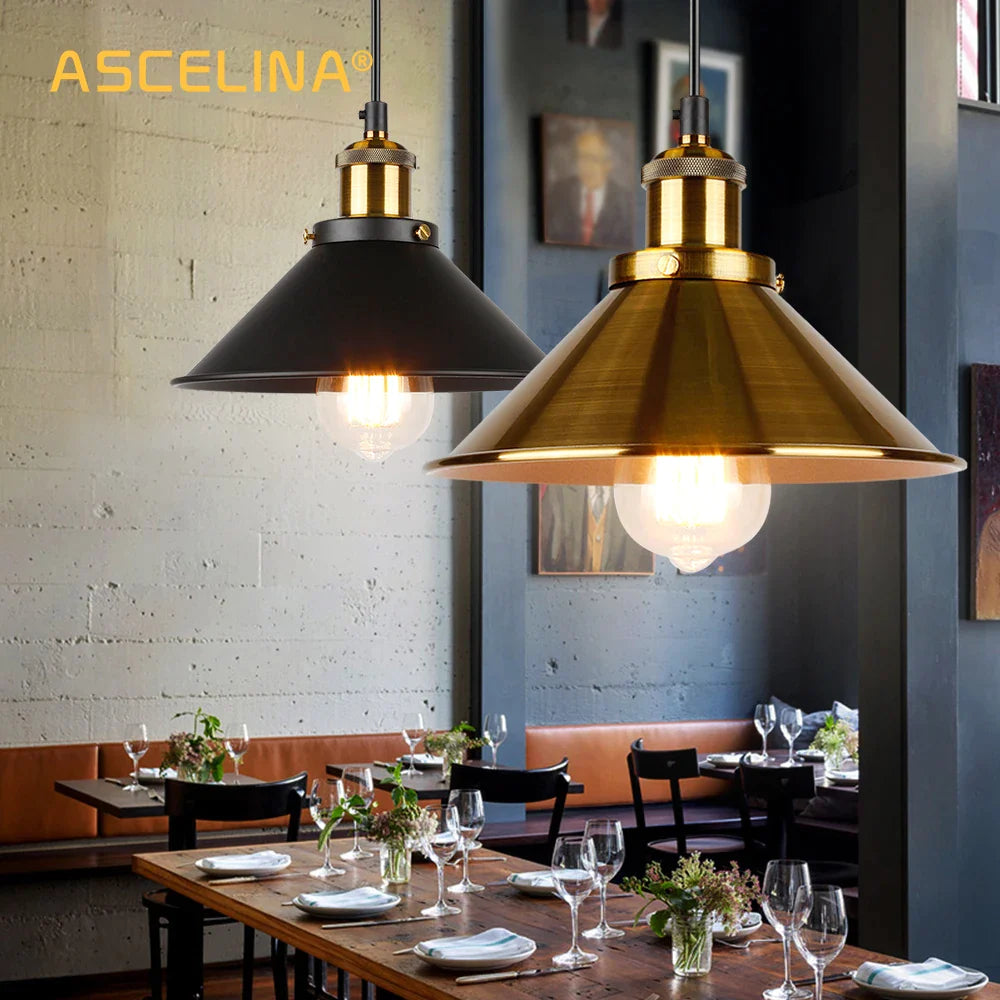 Afralia™ Industrial Vintage Chandelier Pendant Light for Modern Ceiling Decoration