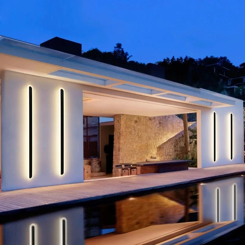 LED Wall Lamp IP65 Waterproof Modern Interior Decoration for Porch, Balcony, Bedroom, and Living Room by Afralia™