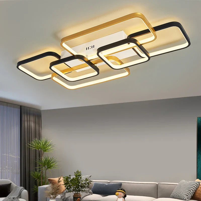 Afralia™ Dimmable LED Ceiling Light for Living Room and Bedroom