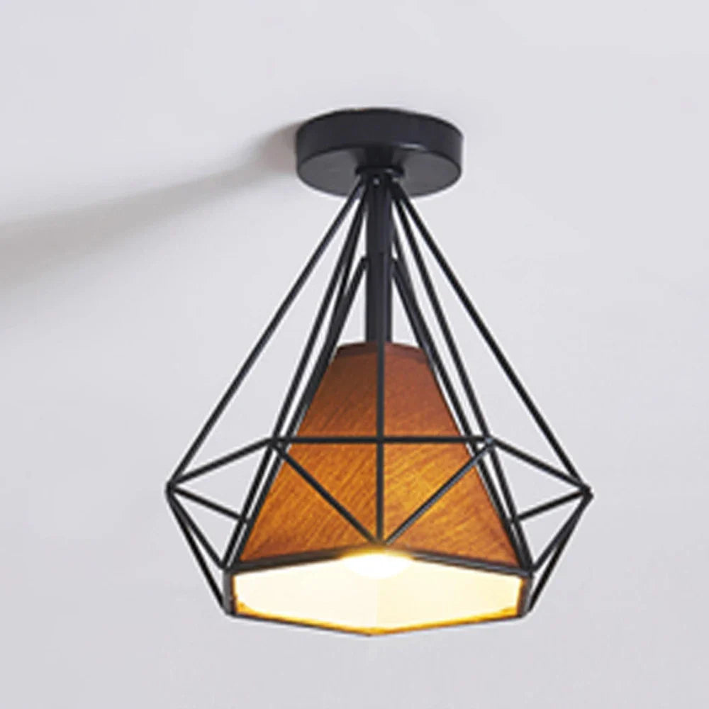 Afralia™ Nordic Industrial Ceiling Lamp Shade Fixture Chandeliers - Vintage Metal Home Decor