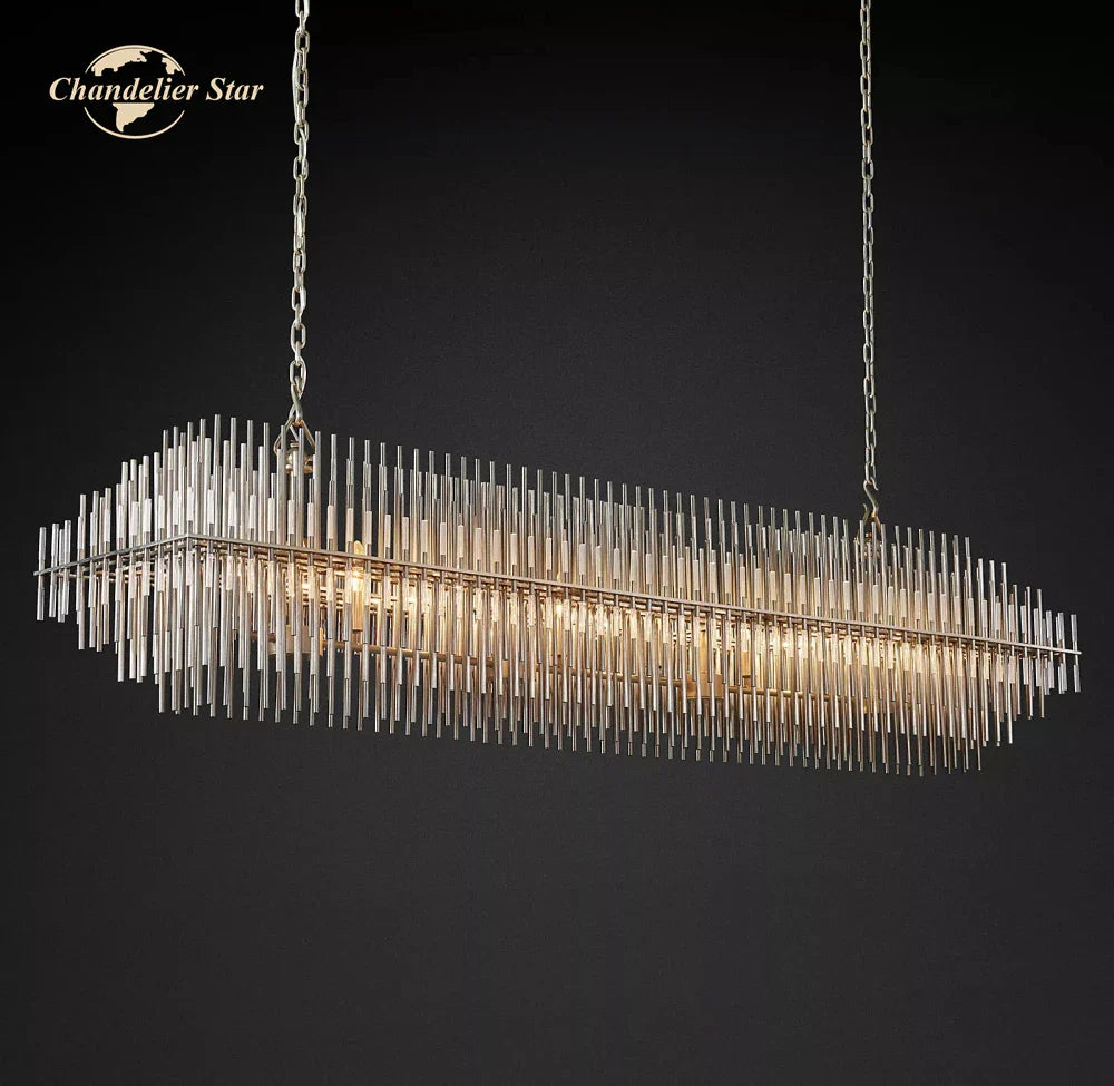 Afralia™ LED Emile Chandelier - Stylish Dining Room & Living Room Lighting