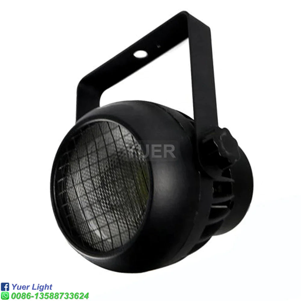 Afralia™ 60W COB LED Par Light with Barn Doors and DMX Controller for Stage Effects