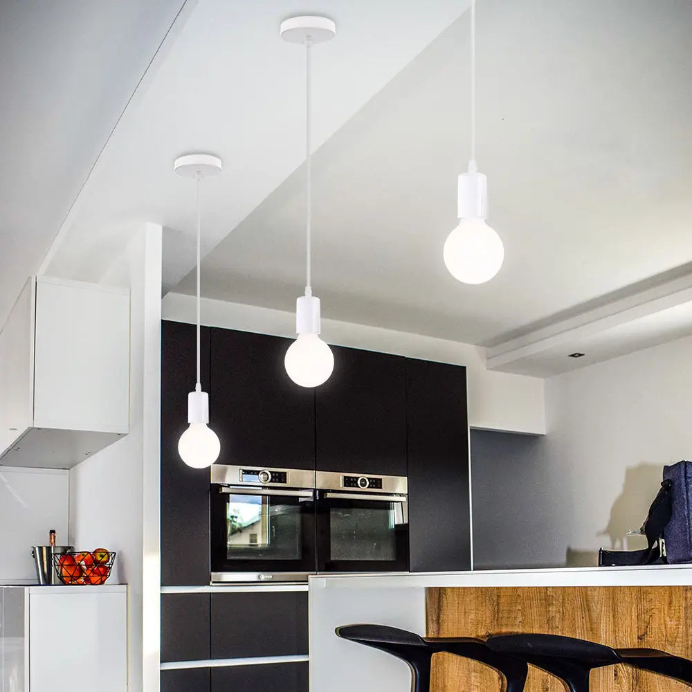 Afralia™ Industrial Vintage Loft Pendant Lights LED Hanging Lamps for Home Decor