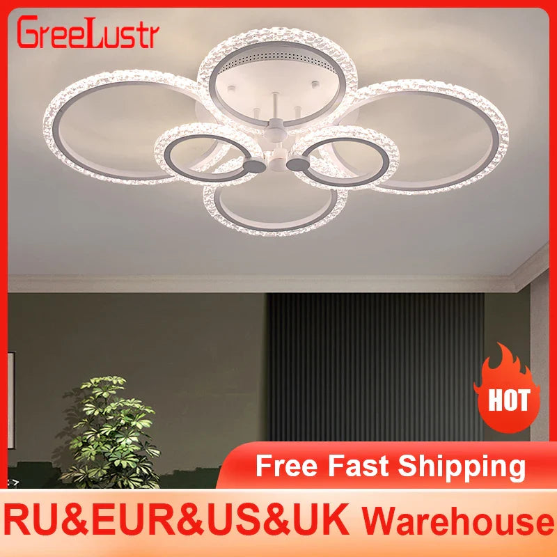 Afralia™ Nordic Bubble Acrylic LED Ceiling Light Chandelier | Minimalist Home Decor Indoor Lighting
