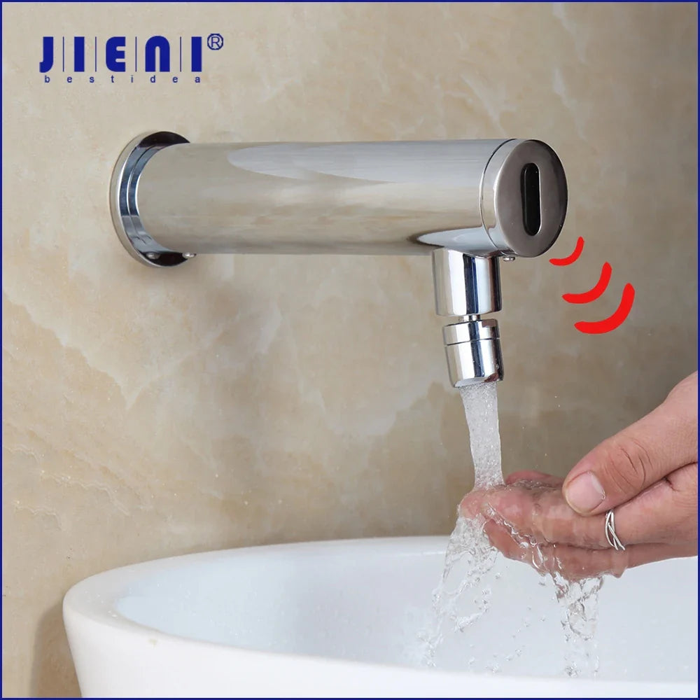 Afralia™ Touch-Free Sensor Bathroom Faucet For Water Saving Cold Taps
