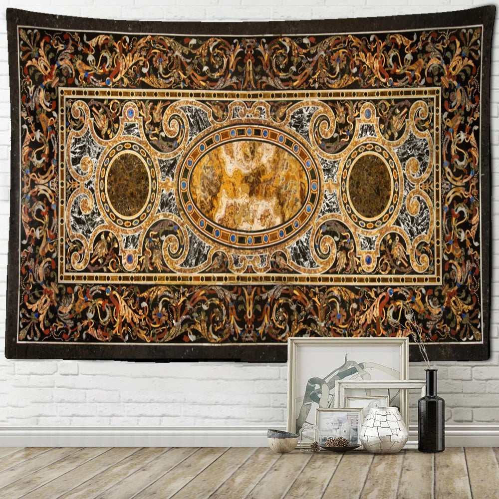 Afralia™ Bohemian Style Astrology Tapestry Wall Hanging Hippie Room Decor