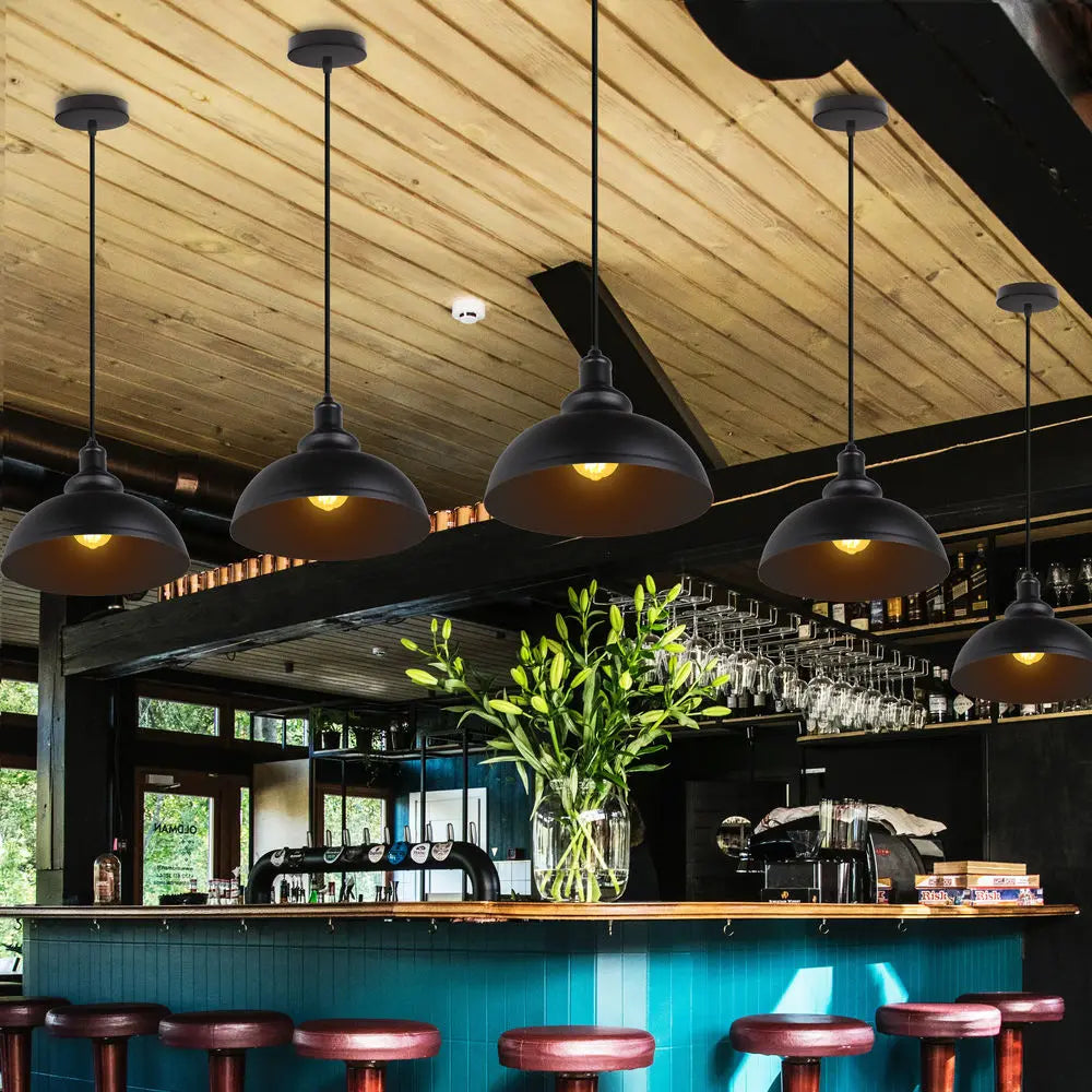 Afralia™ Retro Industrial Pendant Lights Modern Hanging Lamp for Home Kitchen Living Room Decor