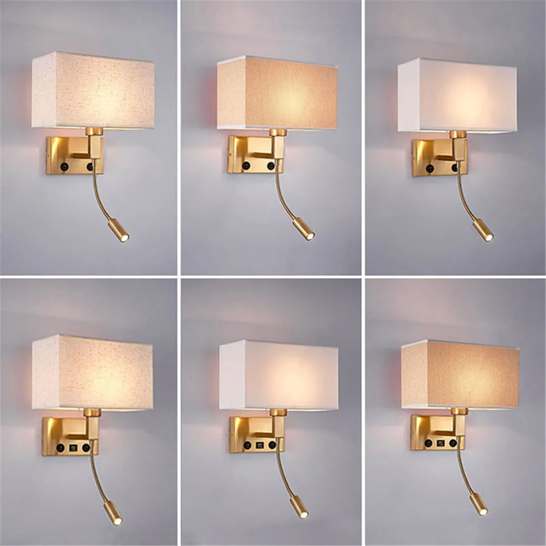 Afralia™ Swing Arm Bedside Wall Lamp Bronze Finish - Vintage LED Reading Light