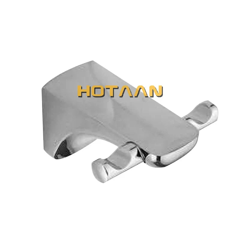 Afralia™ Crystal Zinc Chrome Robe Hook - Bathroom Towel Rack - Luxury Home Decor
