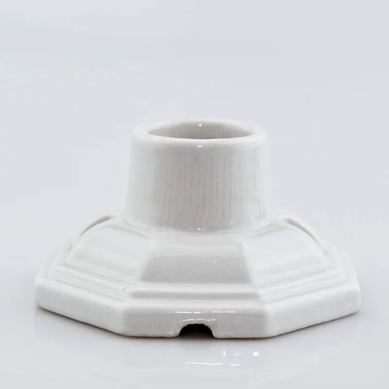 Afralia™ Vintage E27 Lamp Holder Base Creamic 110-220V Socket Bulb Lampholder