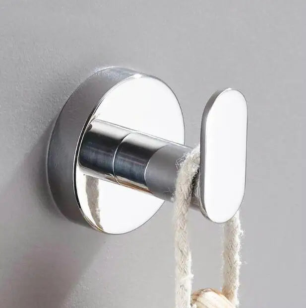 Afralia™ Stainless Steel Coat Hook Bathroom Hat Hallway Single Hook