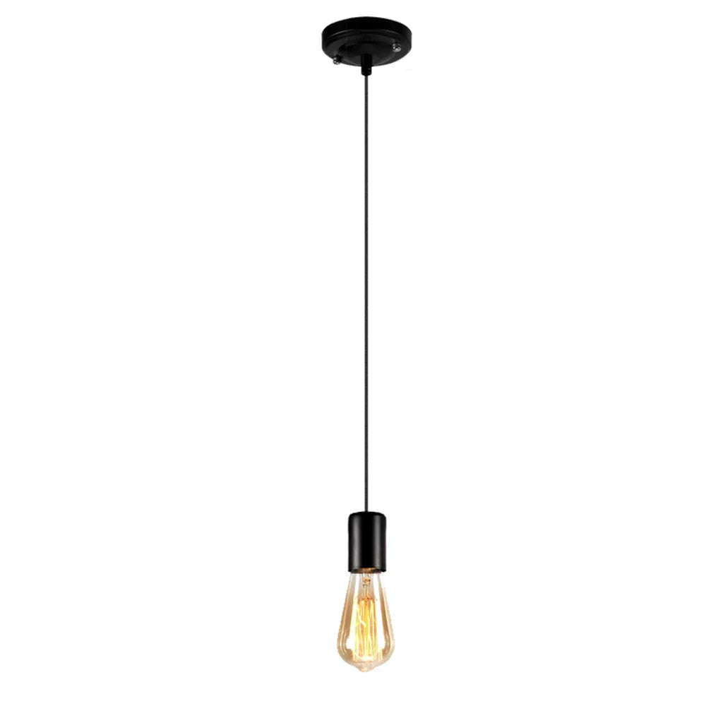Afralia™ White E27 Pendant Lamp Holder for Ceiling Light Fitting
