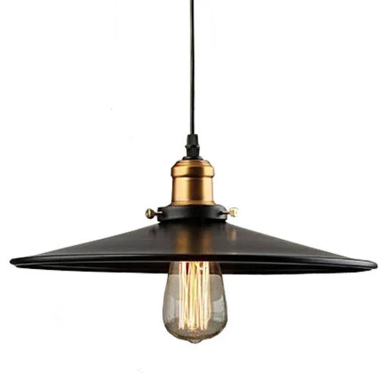 Afralia™ Umbrella Pendant Light, Vintage Industrial Loft Ceiling Lamp