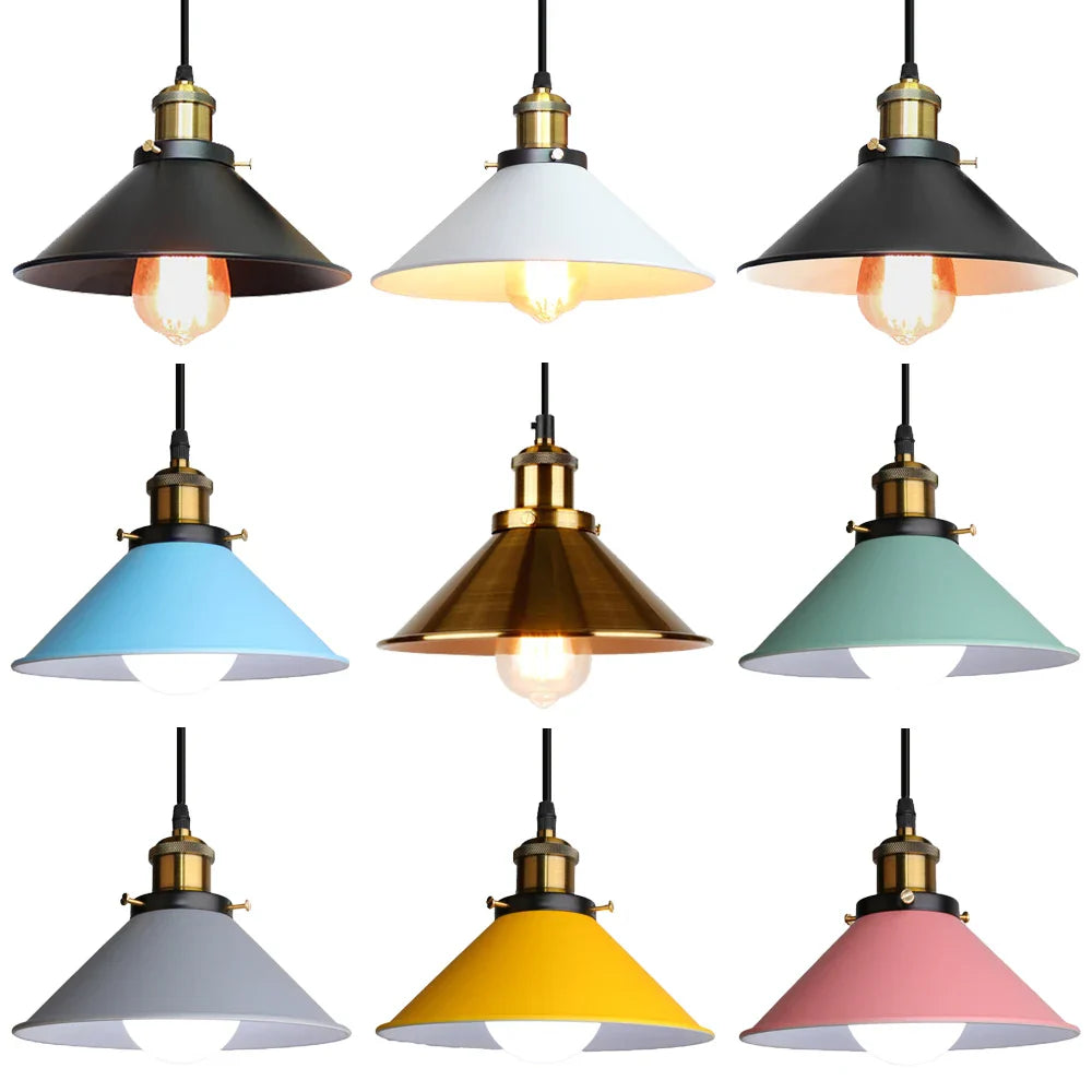 Afralia™ Industrial Pendant Lights: Modern Retro Loft Hanging Lamp for Home Decor