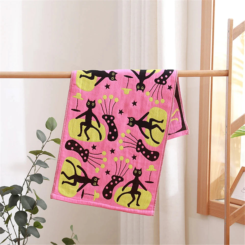 Afralia™ Cotton Gauze Hand & Face Towel Set - 35x75 CM - 20 Colors