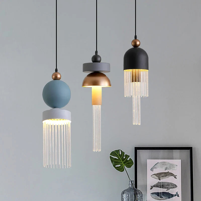 Afralia™ Nappe Pendant Light: Modern Macaron Lamp for Home, Restaurant, and Bar